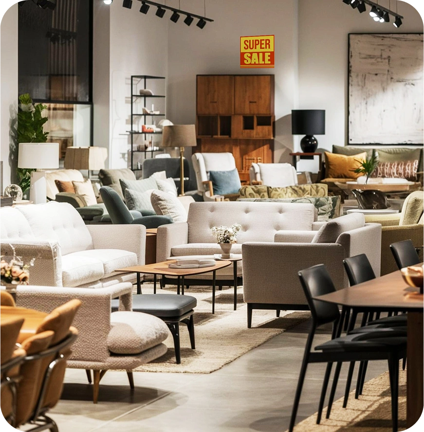 Track everything from cushions to cabinets