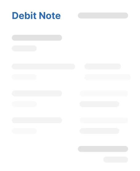 debit note