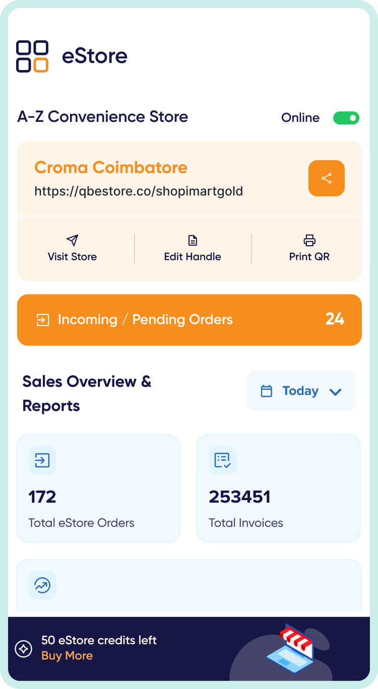 Take Your Offline Store, Online