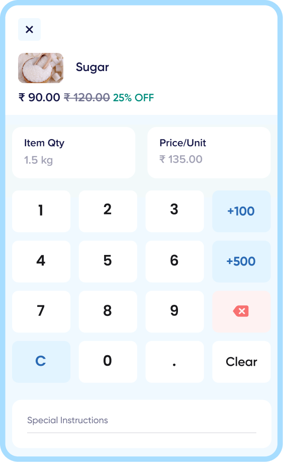 Weight-Based Billing