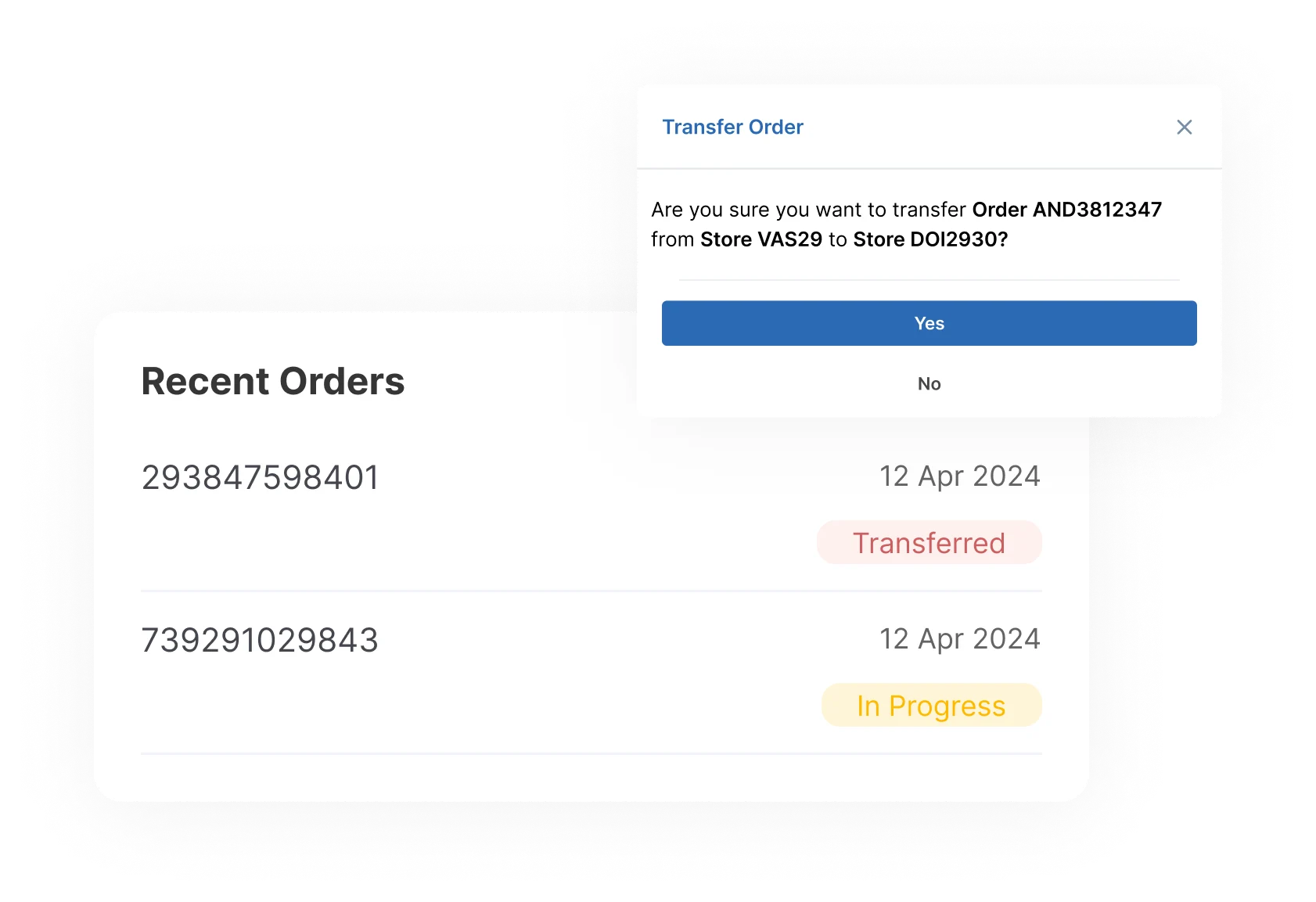 Order Transfers