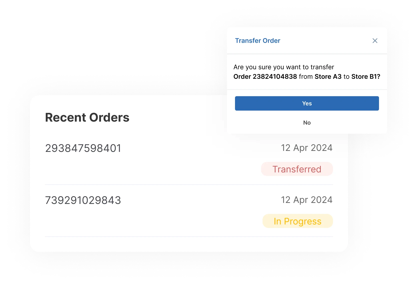 Order Transfers